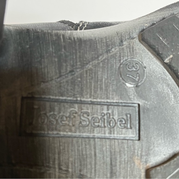 Josef Seibel Leather Zip Up Lined Winter Boots Size 37 / 7 - Picture 12 of 13